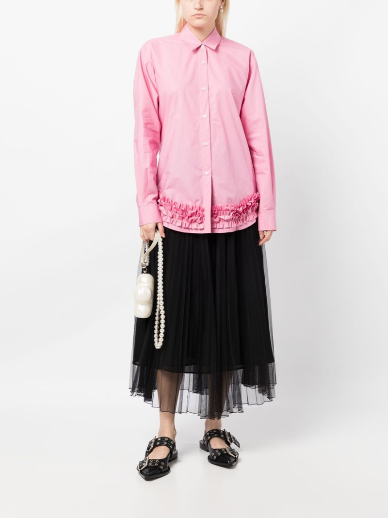 Molly Goddard ruffle-detailing long-sleeve shirt outlook