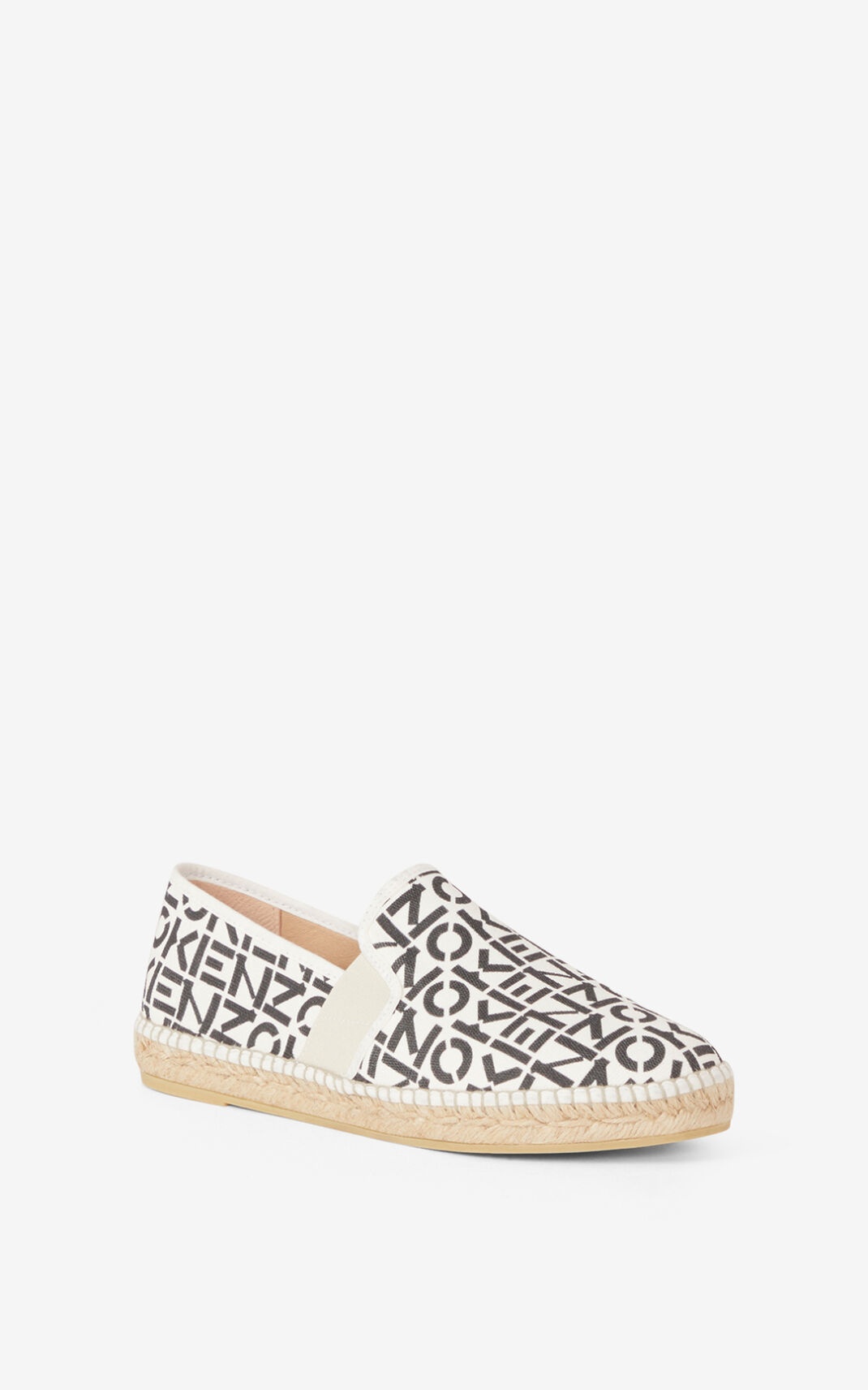 KENZO Sport elasticated monogram espadrilles - 2