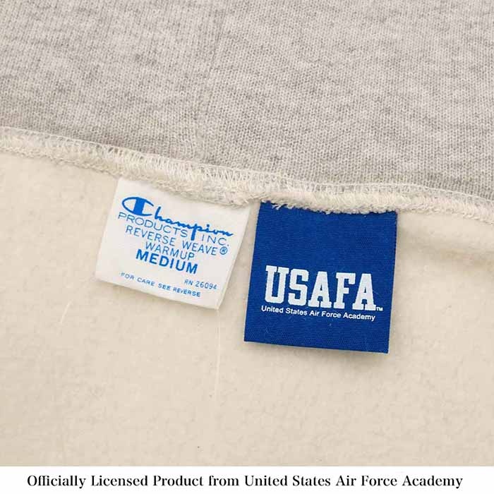 REVERSE WEAVE PULLOVER HOODED SWEATSHIRT - USAFA - C3-A123 - 6