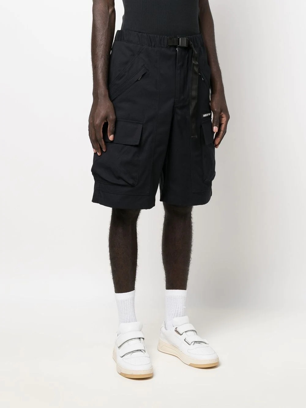 WKSP belted cargo shorts - 3