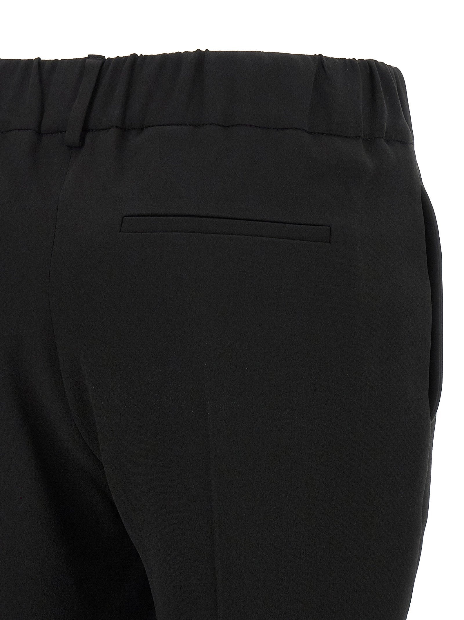 Silk Blend Pants Black - 4