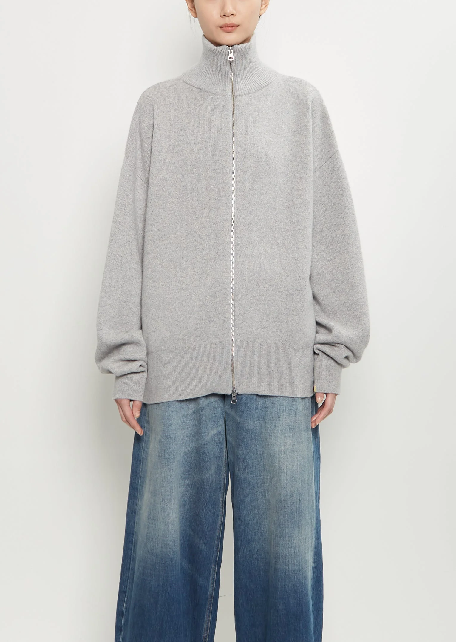 n°319 Xtra Out Cashmere Cardigan — Grey - 1