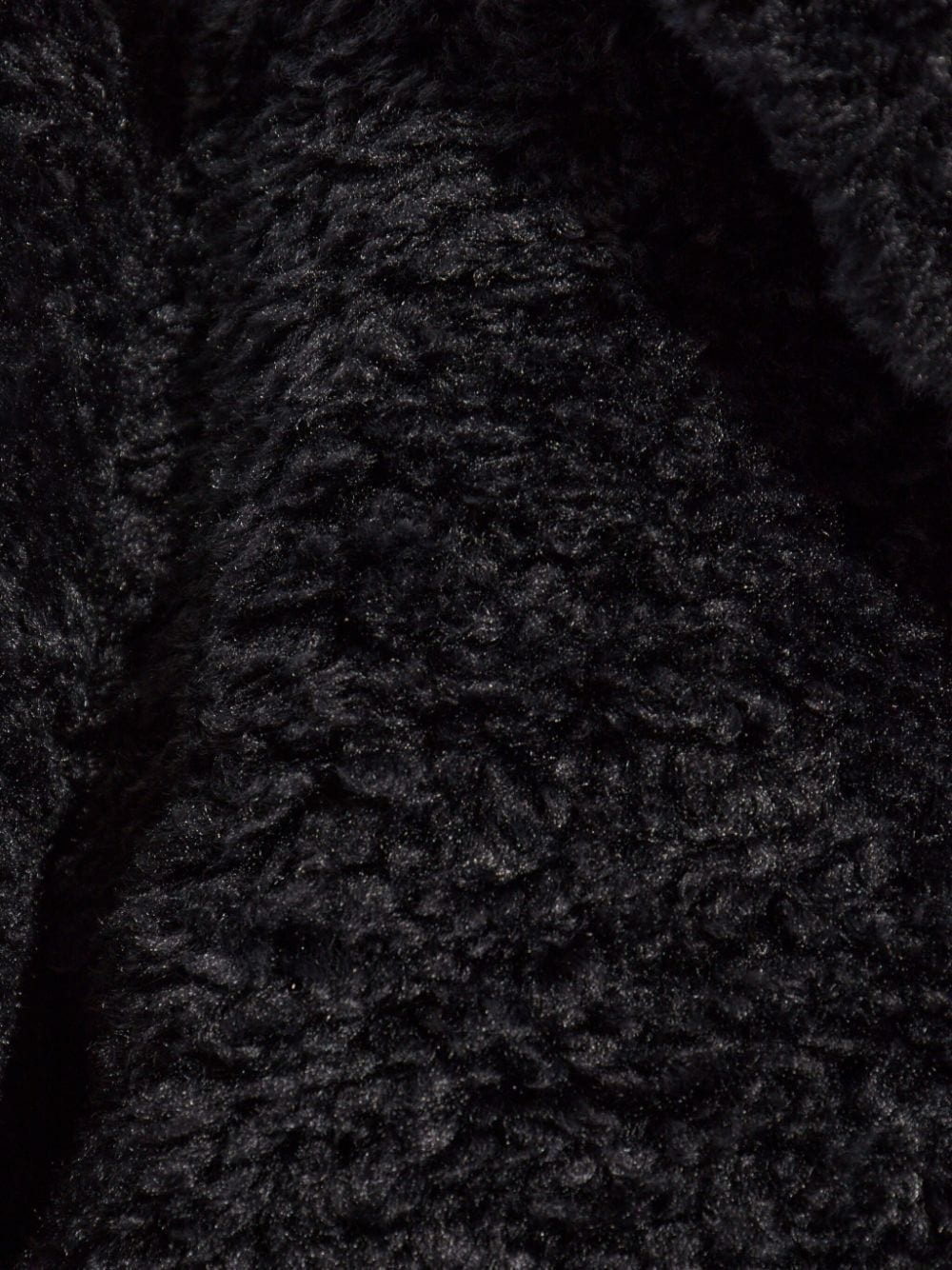 faux-shearling single-breasted jacket - 5