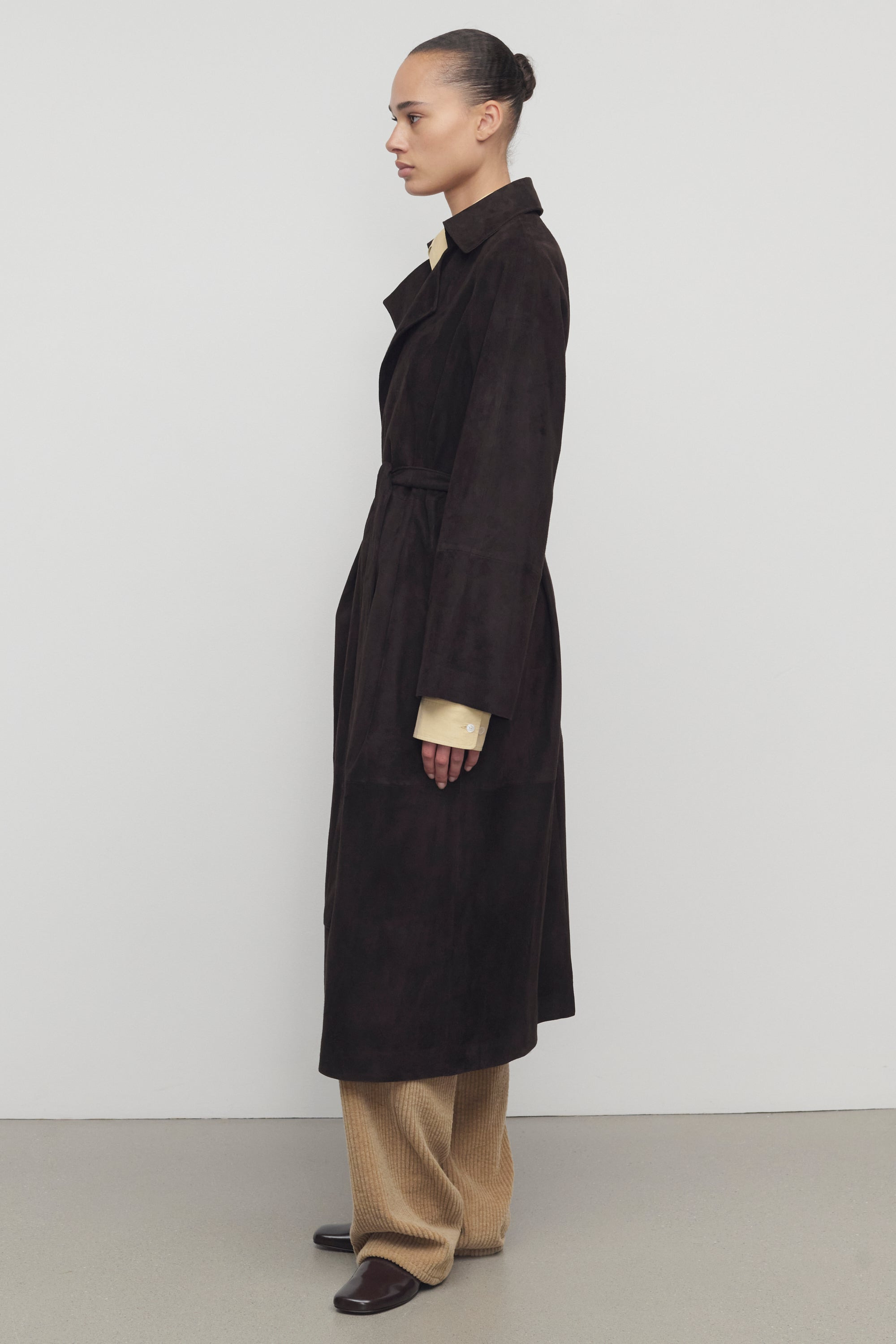 Solana Coat in Suede - 4