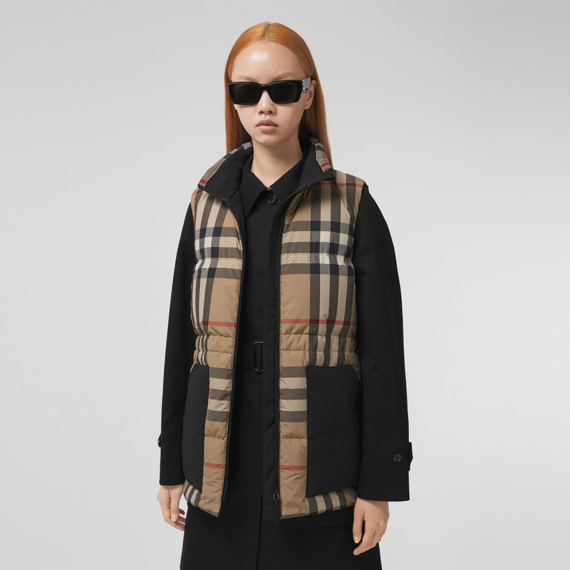 Burberry Check Puffer Gilet outlook