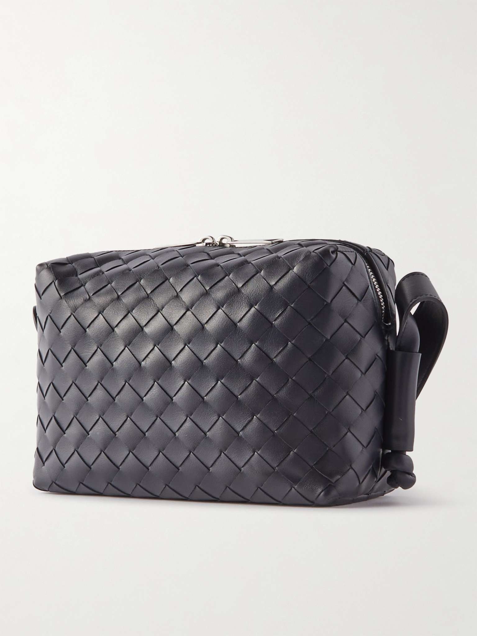 Intrecciato Leather Messenger Bag - 4