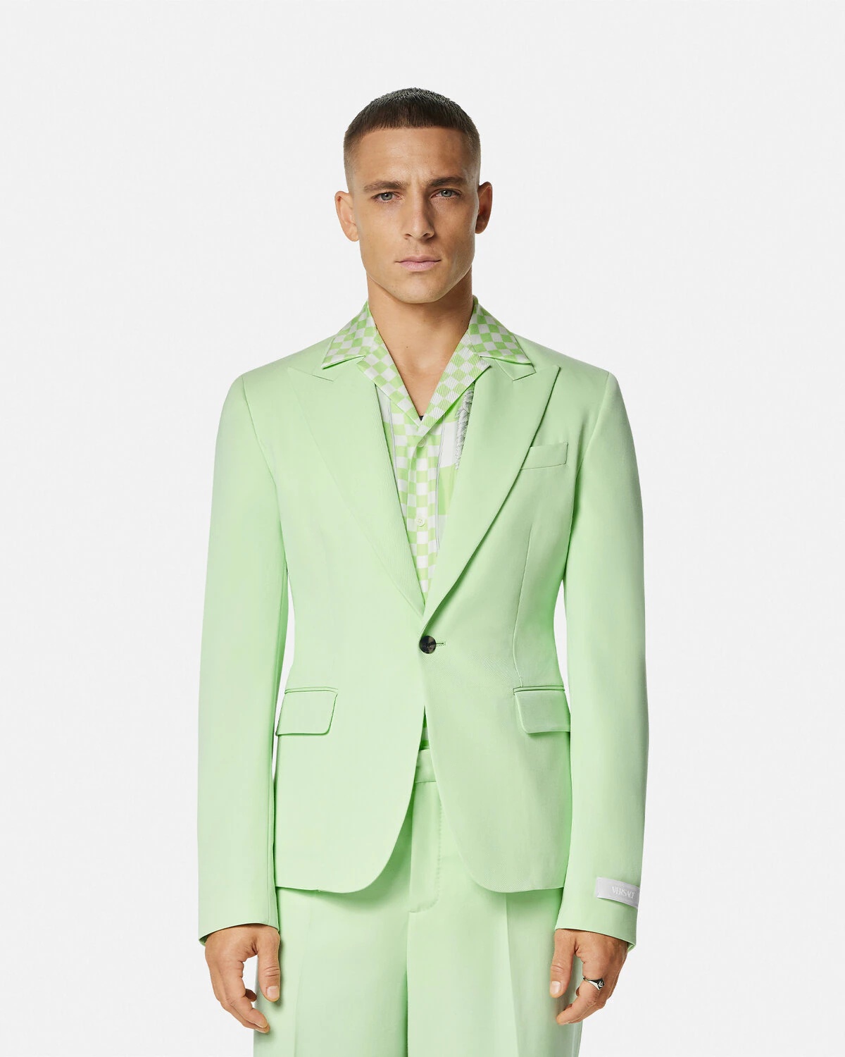 Wool Single-Breasted Blazer - 4