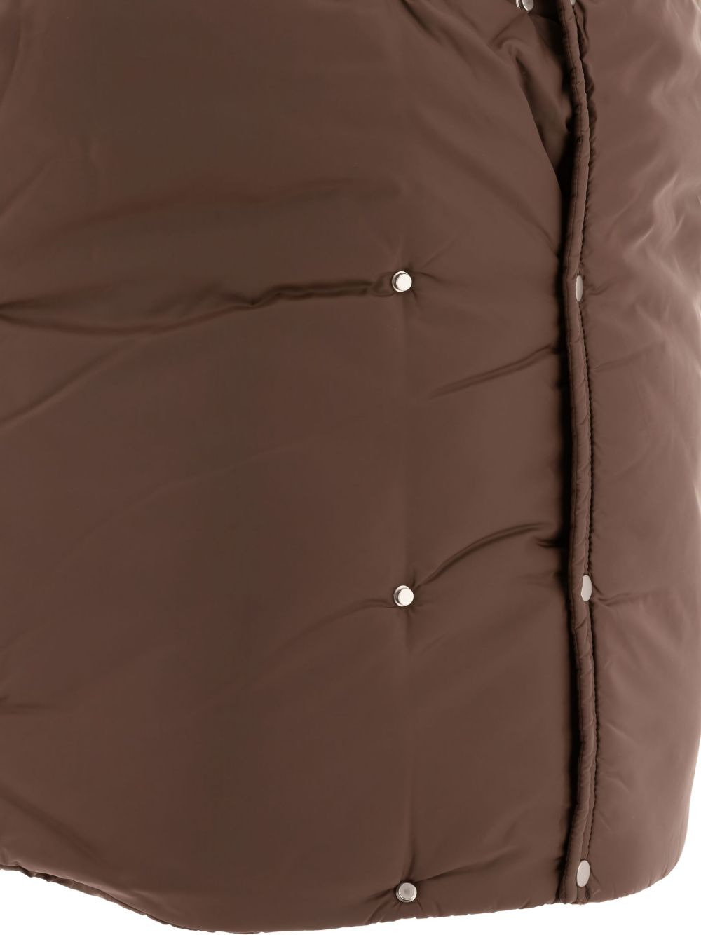 quilted snap-fastening vest - 5