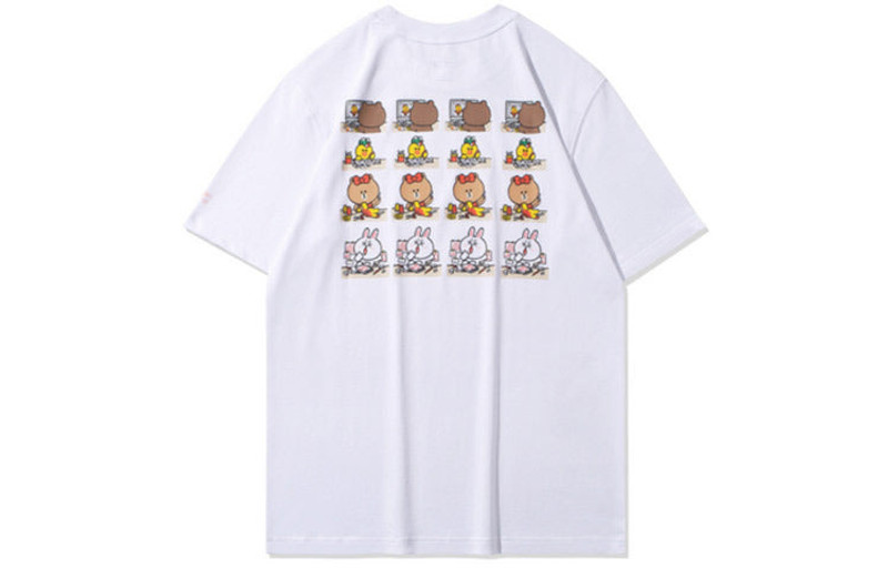 Li-Ning Li-Ning x LINE FRIENDS Graphic T-shirt 'White' AHSQ870-2 outlook