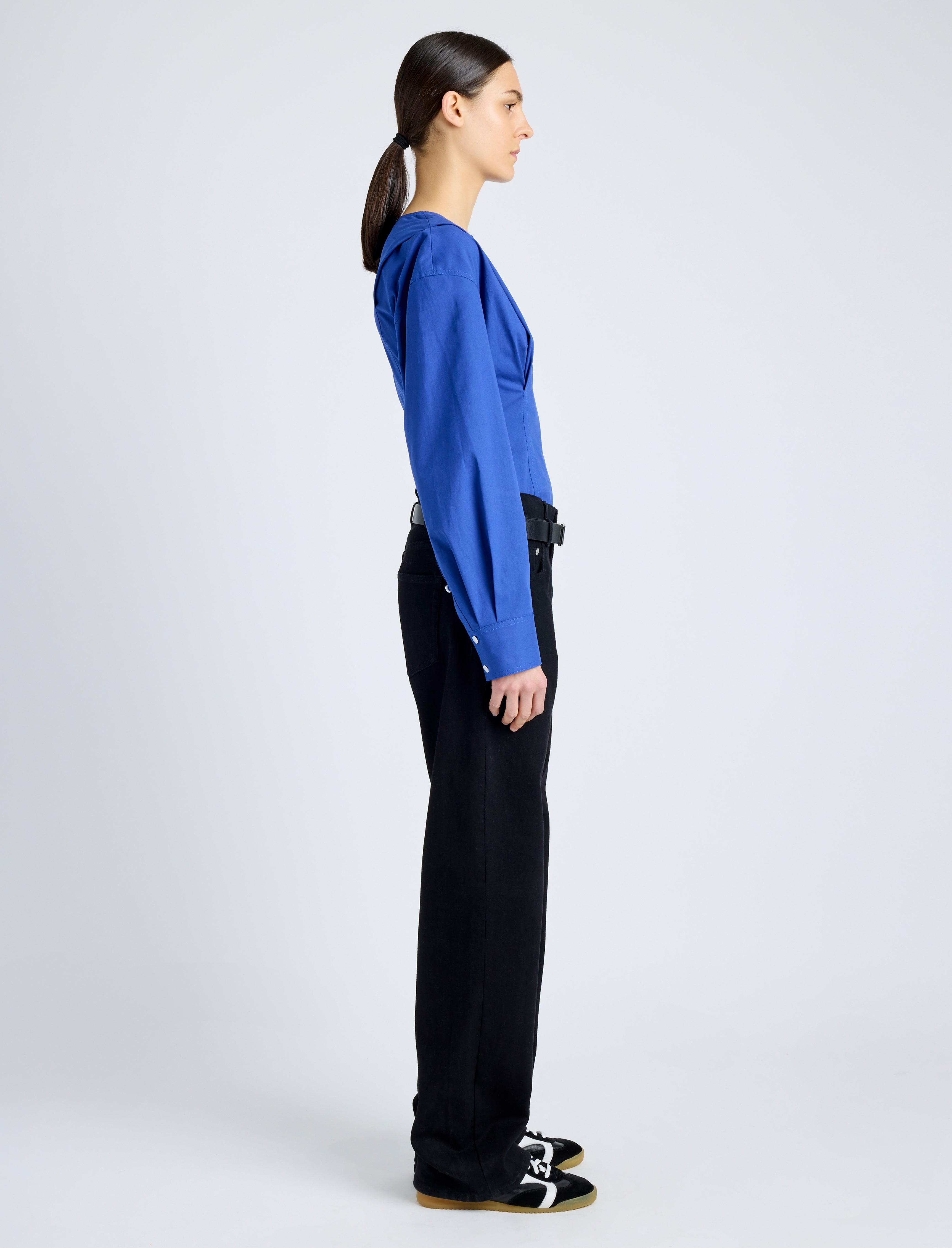 Ivonne Top in Eco Poplin - 4