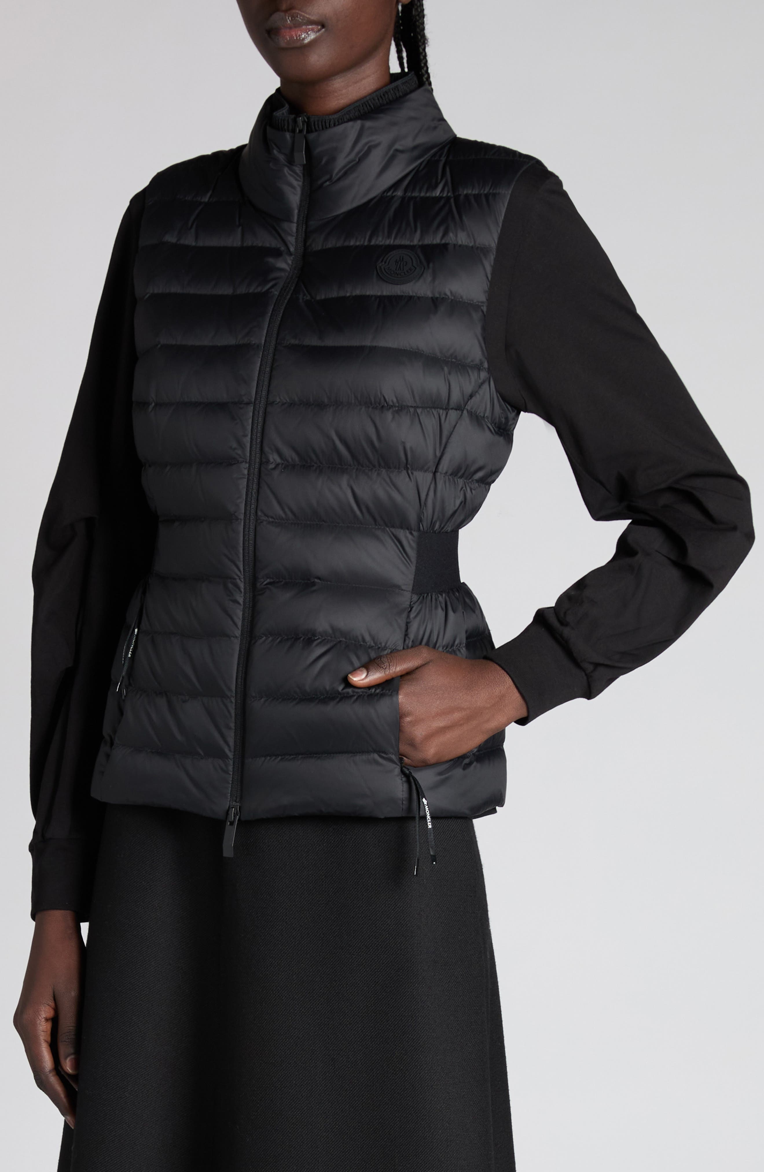 Moncler Valmarie Down Puffer Vest in Black at Nordstrom - 4