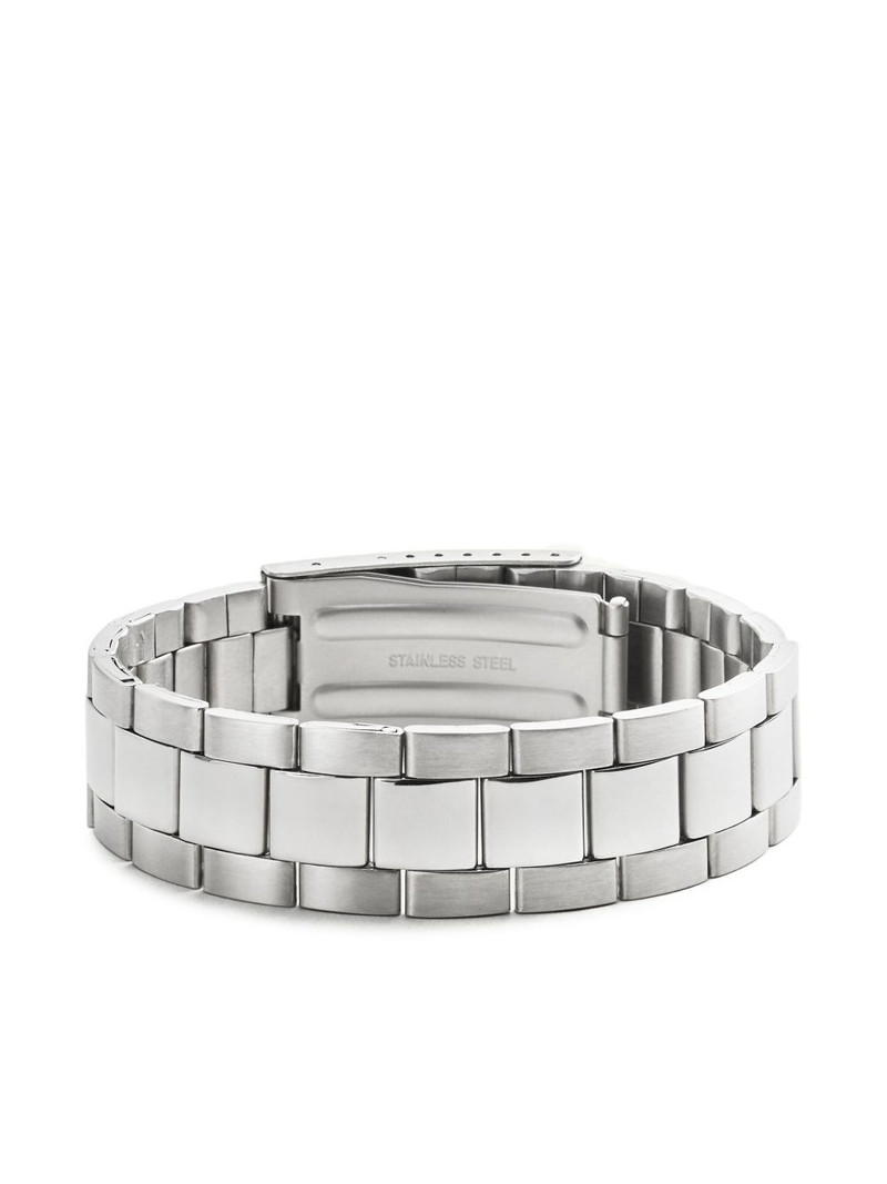 MM6 Maison Margiela numbered-plaque bracelet outlook