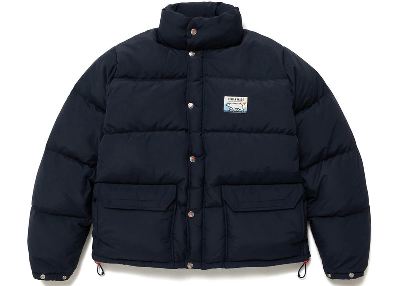 Human Made Polar Bear Down Jacket Navy - 1