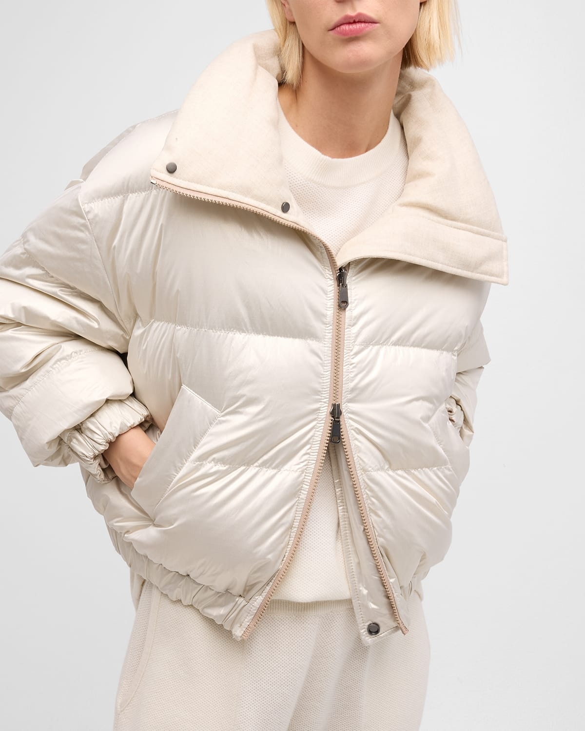 Pearly Techno Padded Jacket - 7