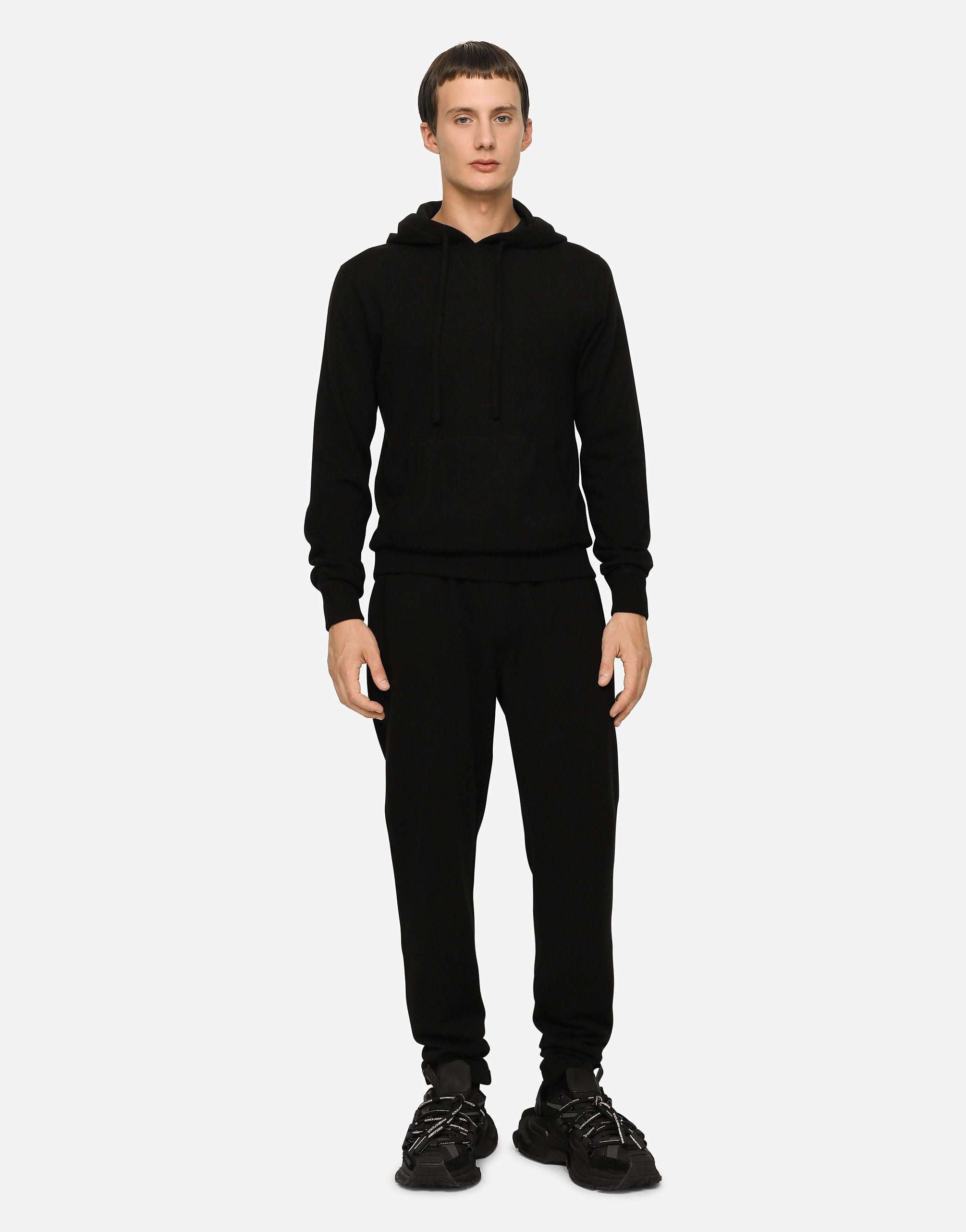 Cashmere jogging pants with DG logo - 2
