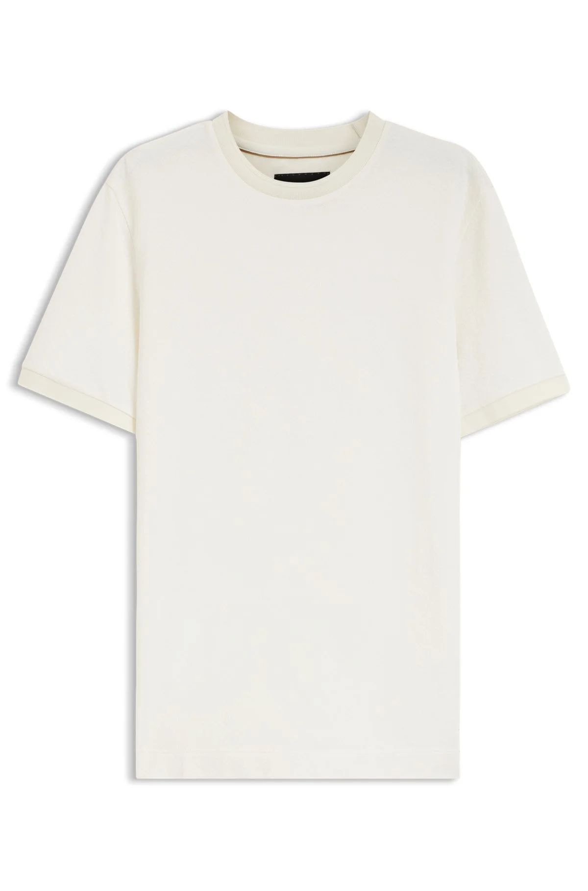 REGULAR-FIT POLO SHIRT IN COTTON-SILK JACQUARD - 1