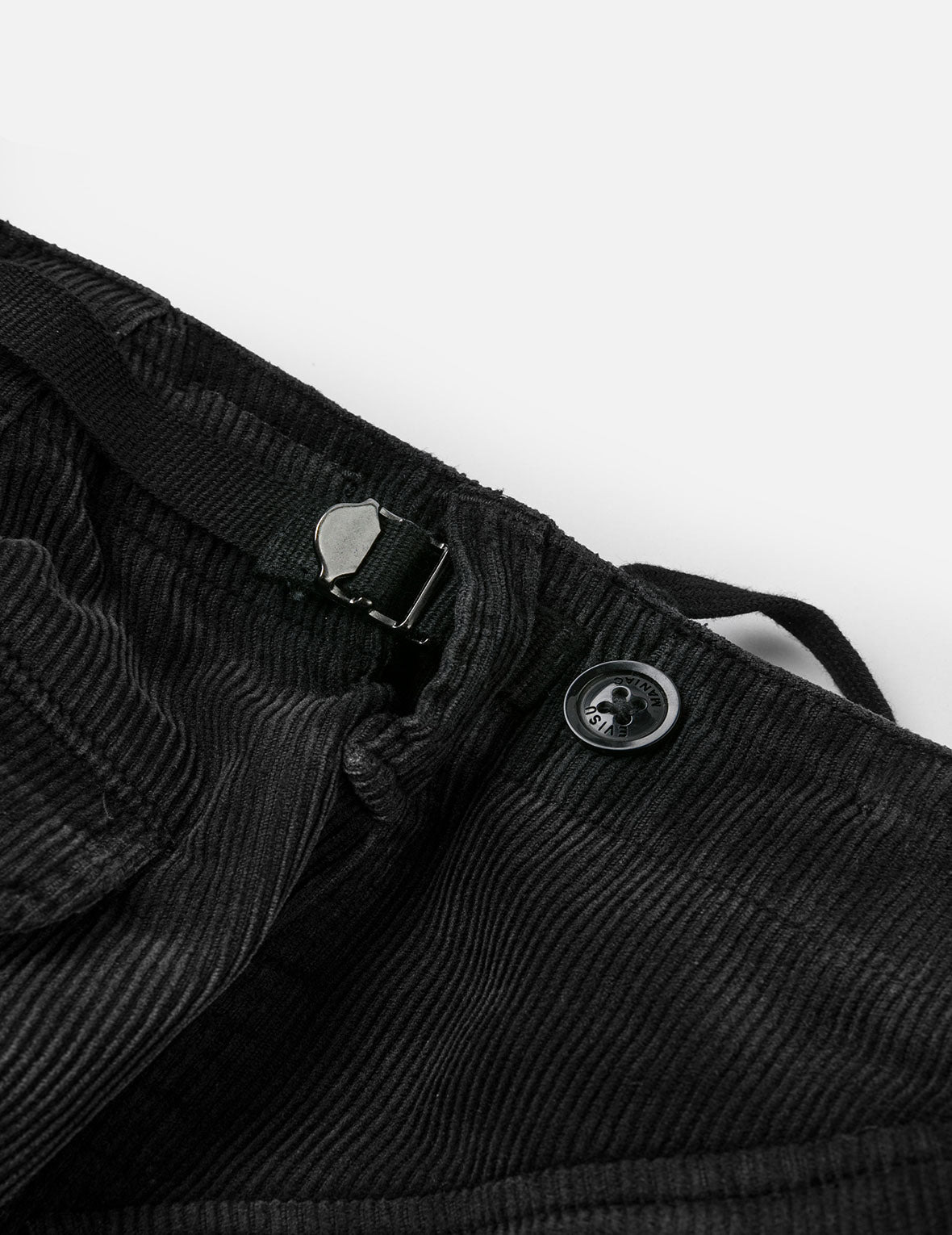 Washed Daicock Embroidery Wide-leg Corduroy Cargo Pants - 12