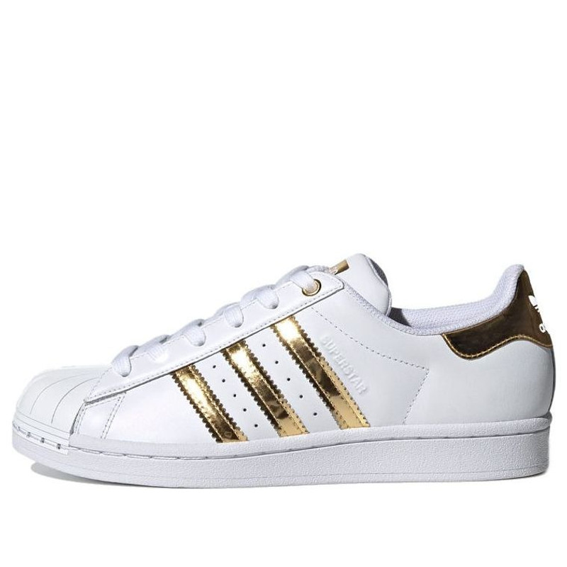 (WMNS) adidas Superstar Metal Toe 'White Gold Metallic' FV3330 1