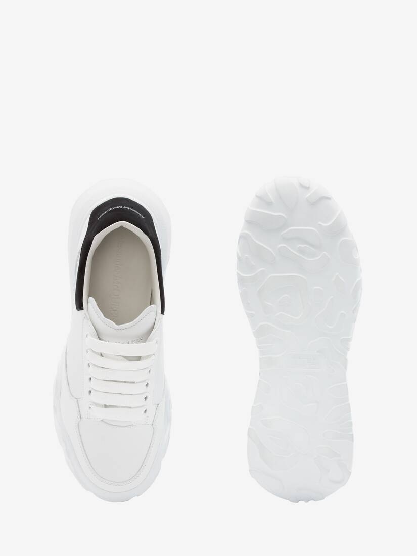 Alexander McQueen Oversized Court Trainer White Black (Women's)