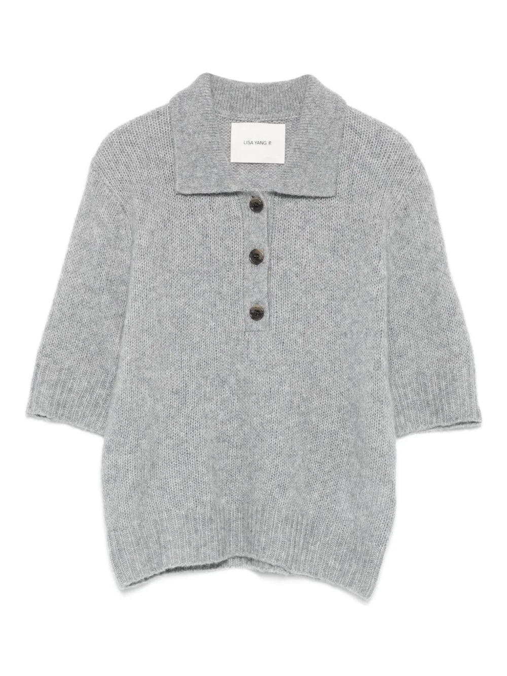 polo button sweater - 1