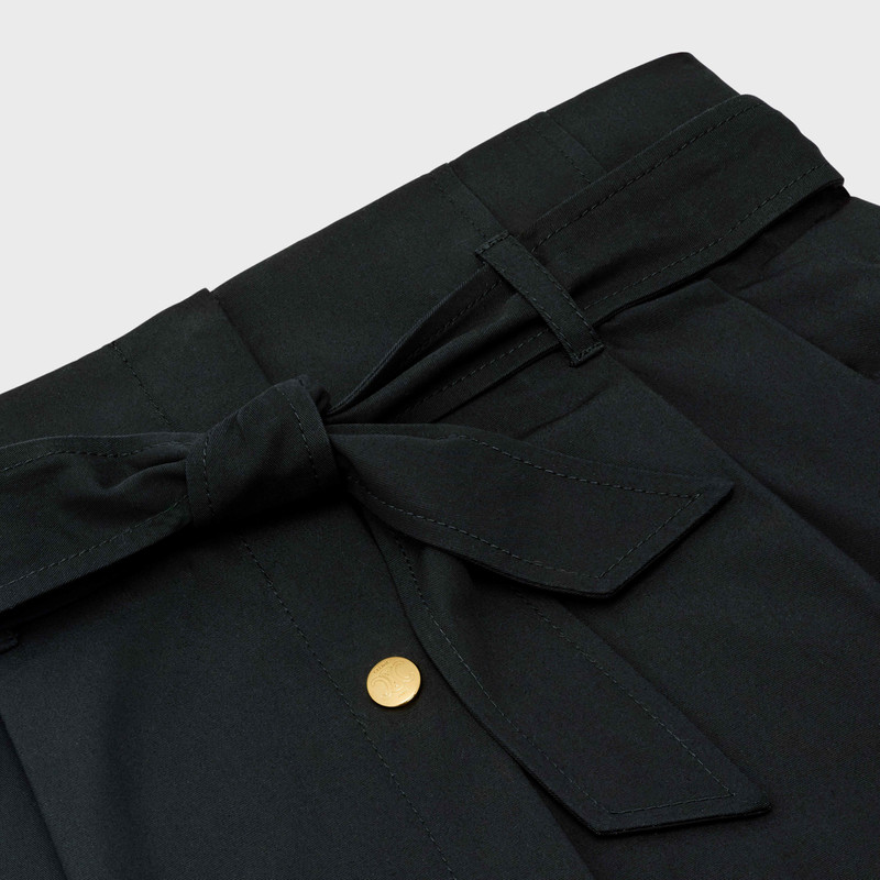 HIGH-WAIST COTTON TWILL SKIRT 3