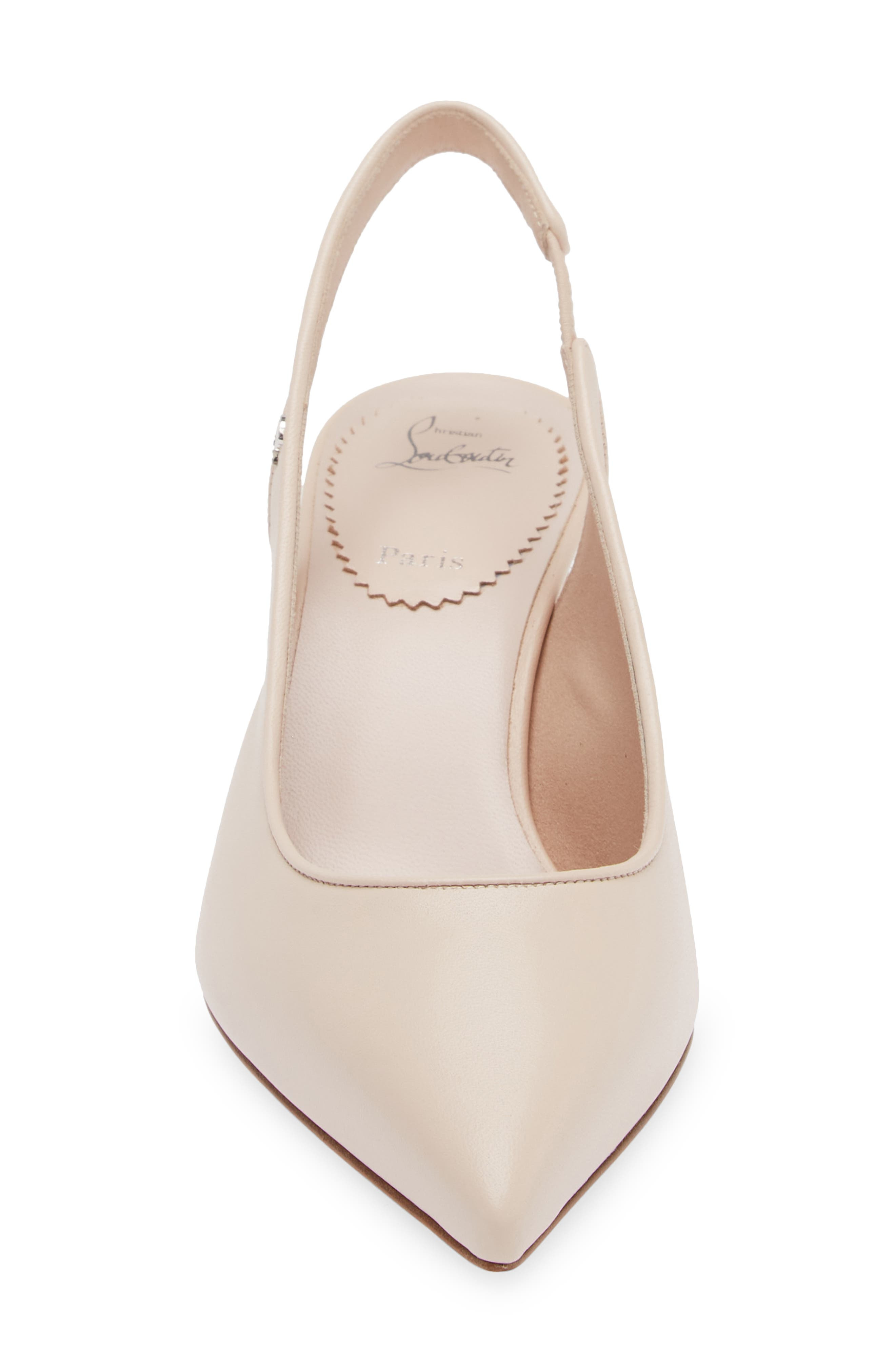 Christian Louboutin Sporty Kate Slingback Pump in Leche/lin Leche at Nordstrom - 4