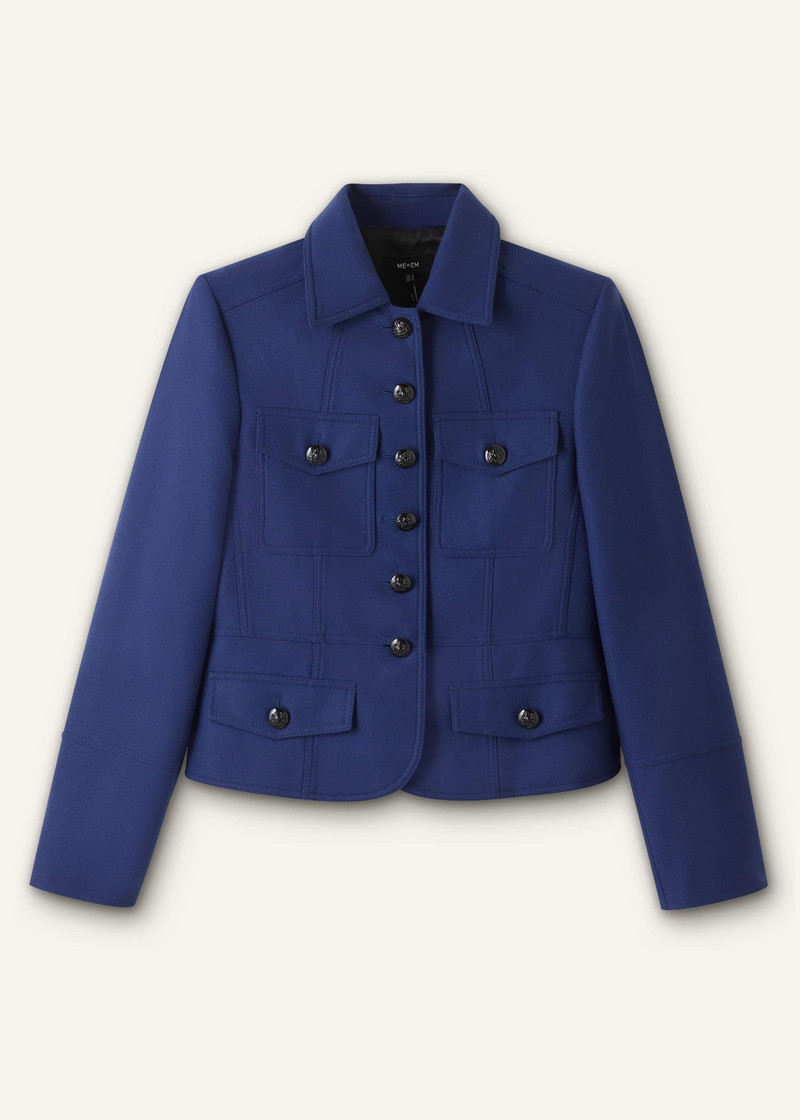 Fitted Military Jacket - 1