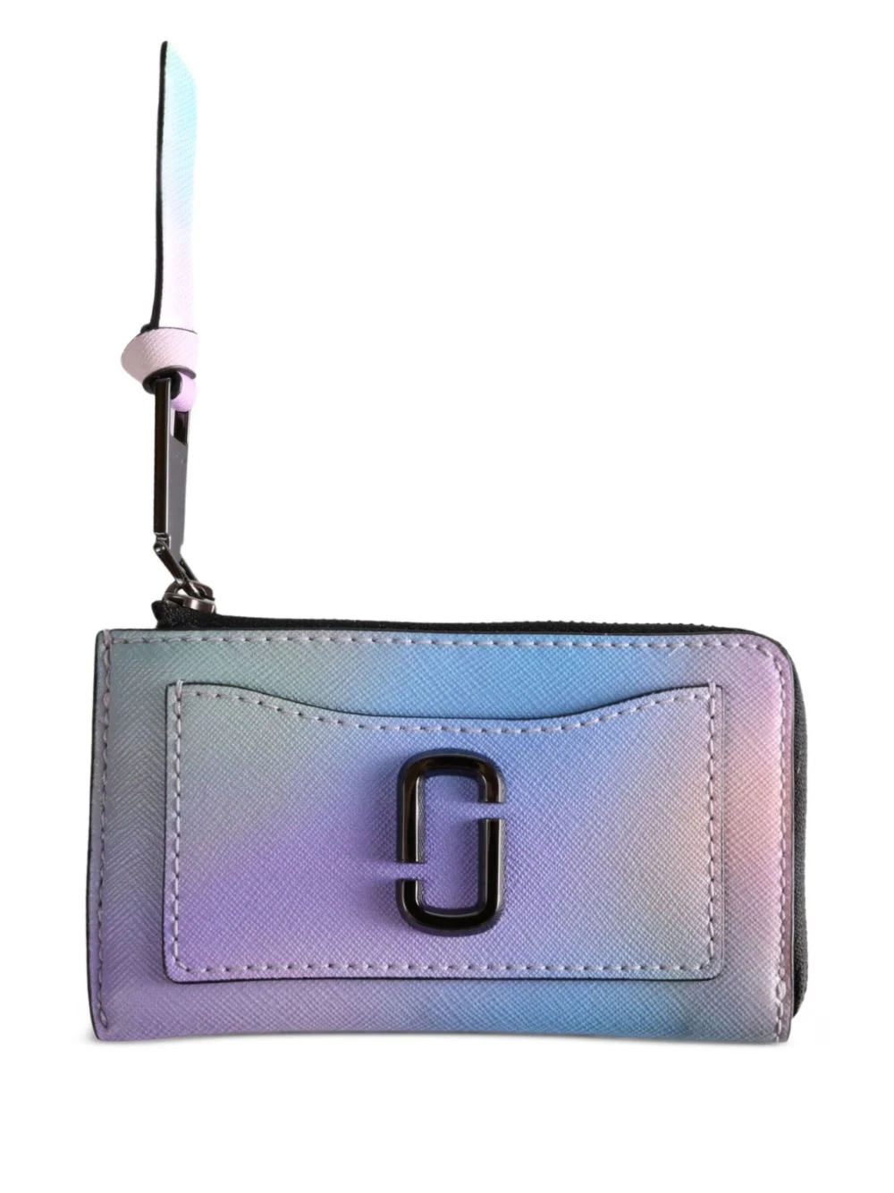logo-plaque zip-fastening wallet - 1