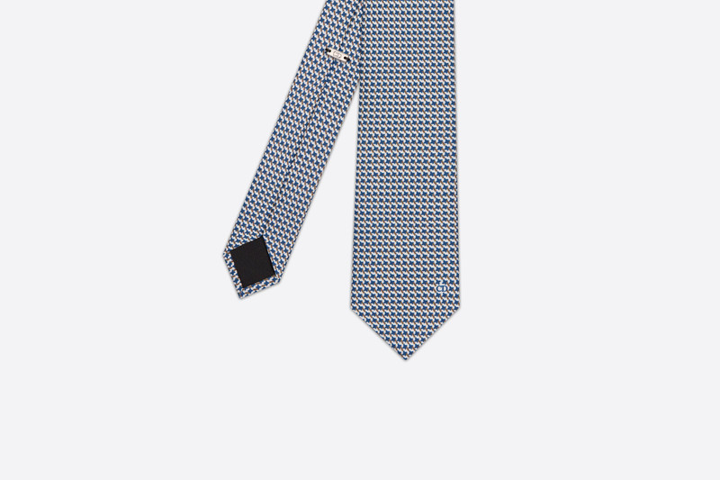Dior Houndstooth-Printed Tie outlook