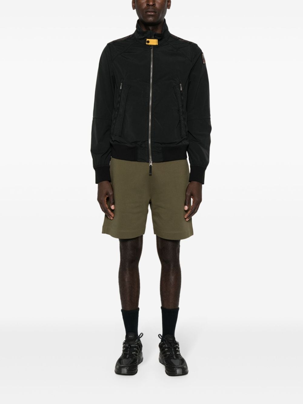 logo-patch bomber jacket - 2