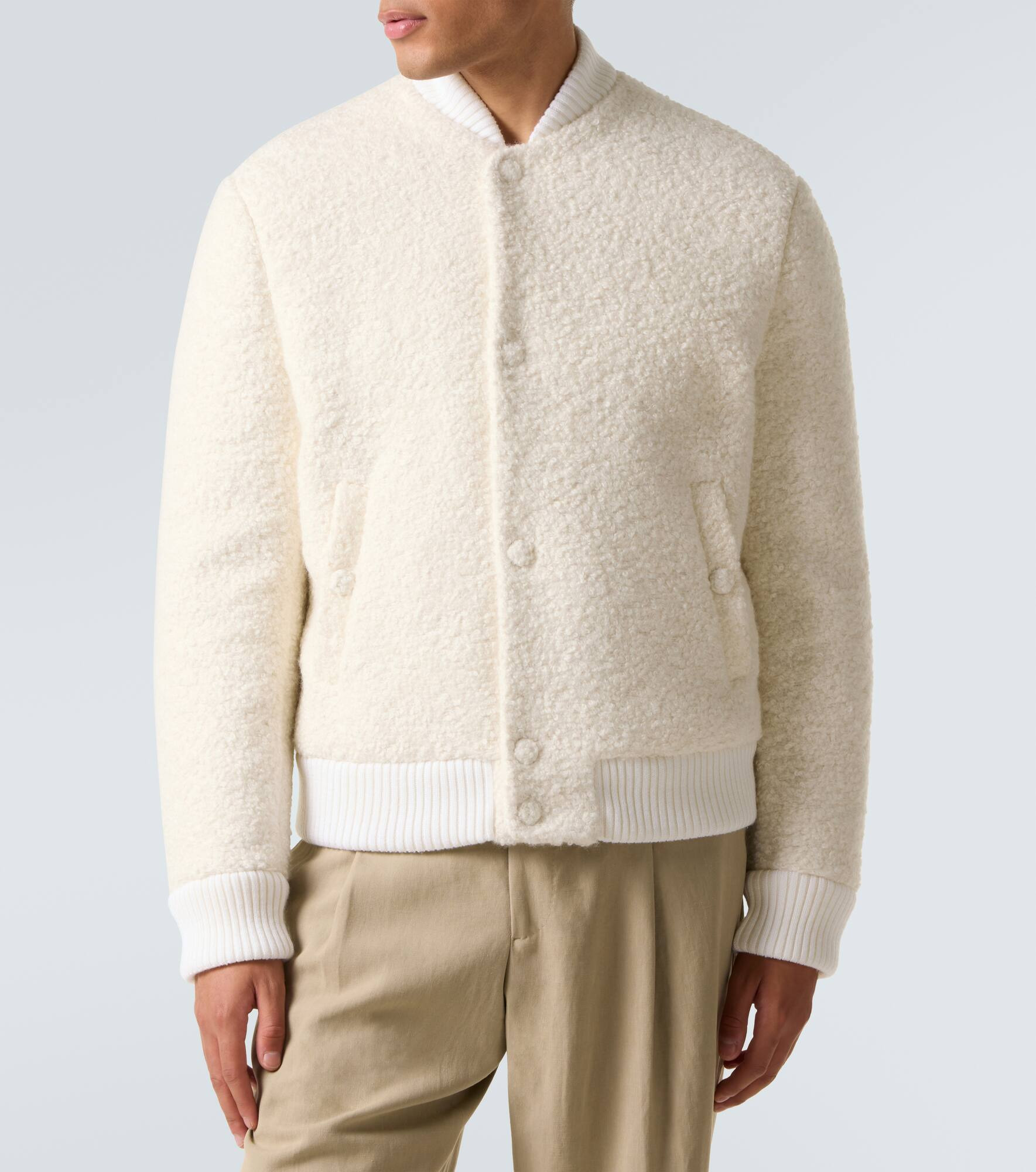Cashmere, alpaca, wool, and silk jacket - 3