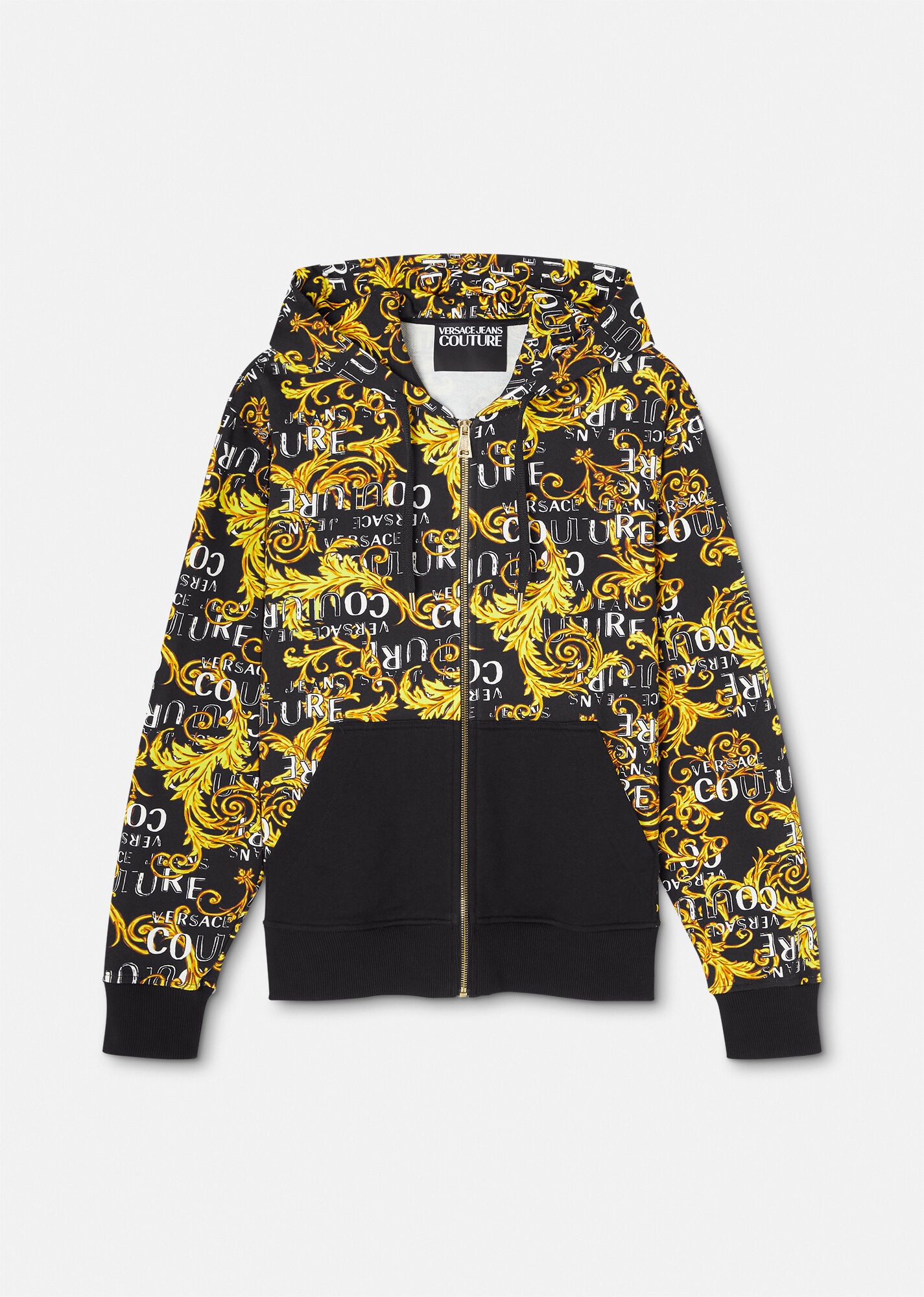 Logo Couture Zip Hoodie - 1
