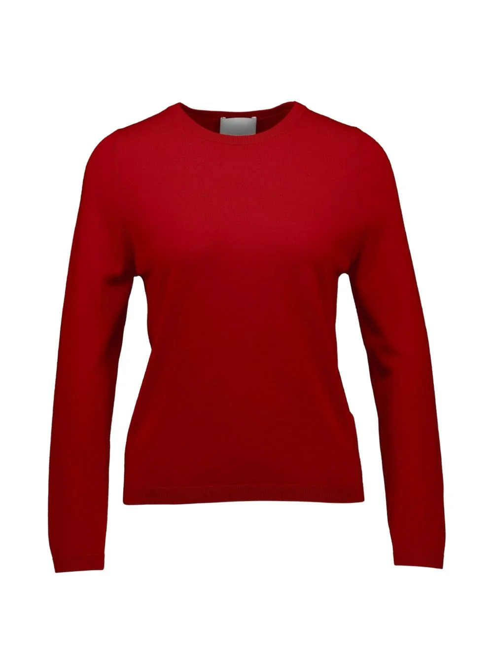 round-neck knitted sweater - 1