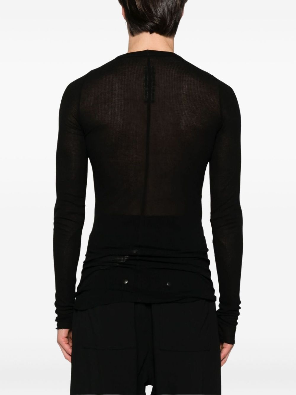 ribbed long-sleeve T-shirt - 3