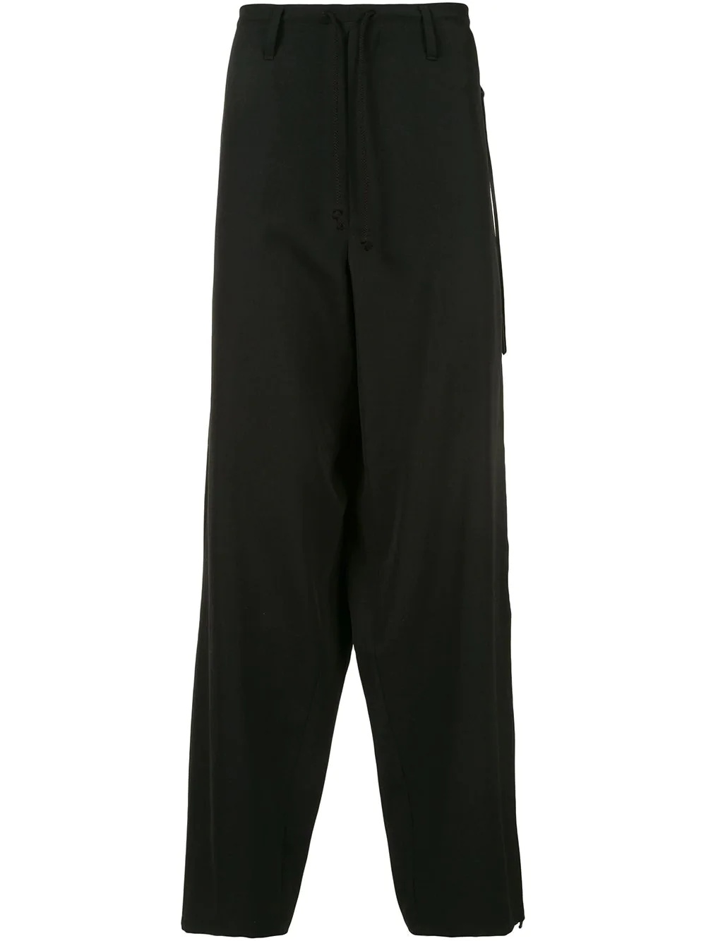 drawstring-waist trousers - 1