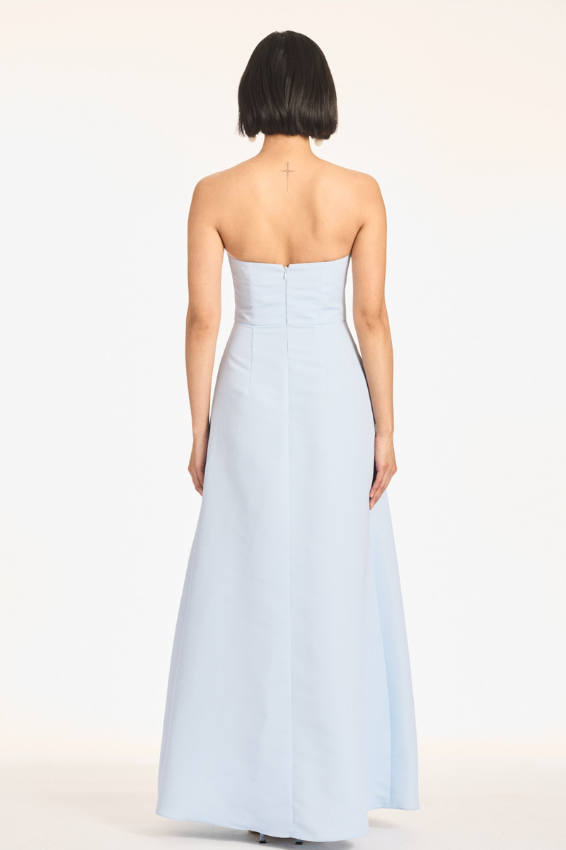 SACHIN & BABI LARISA GOWN - SKY BLUE CASCADE outlook