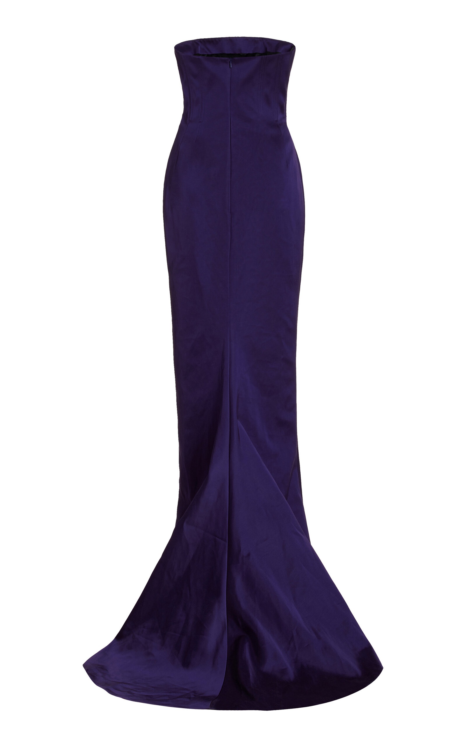 Satin Column Gown purple - 5