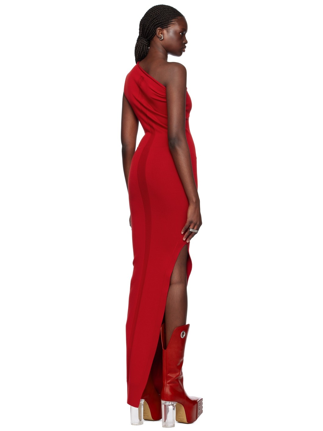 Red Athena Maxi Dress - 3