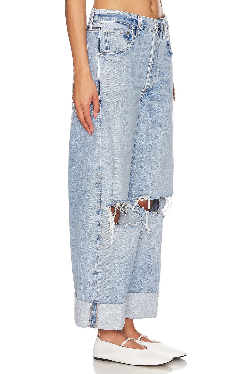 Ayla Baggy Cuffed Crop - 3