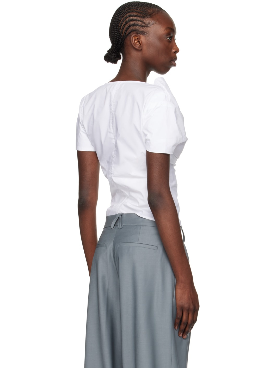 White Morva Blouse - 3