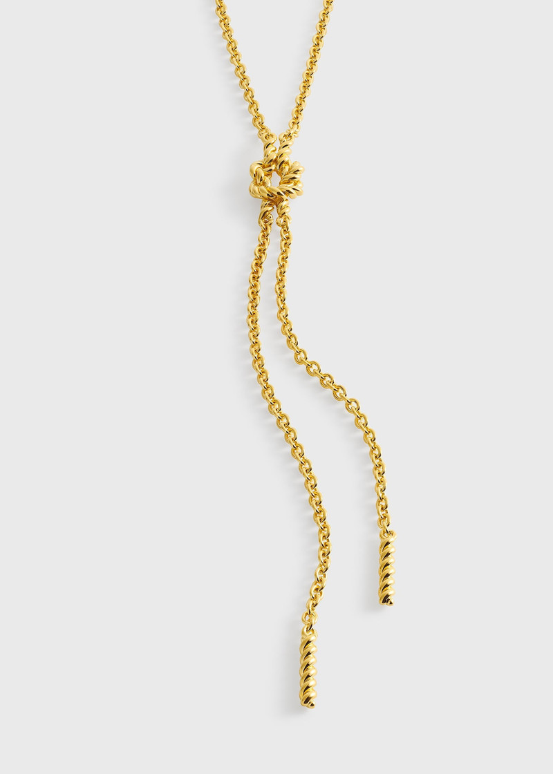 Rope lariat gold 6