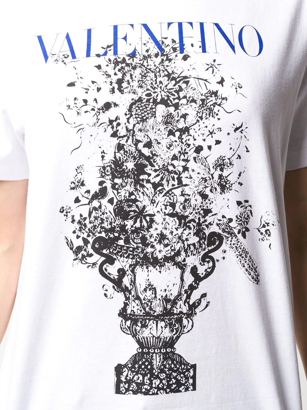 floral bouquet logo T-shirt - 5