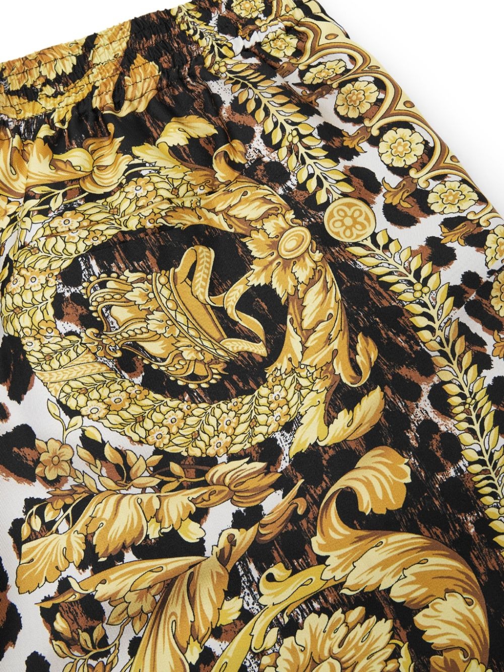 Wild Barocco silk shorts - 4