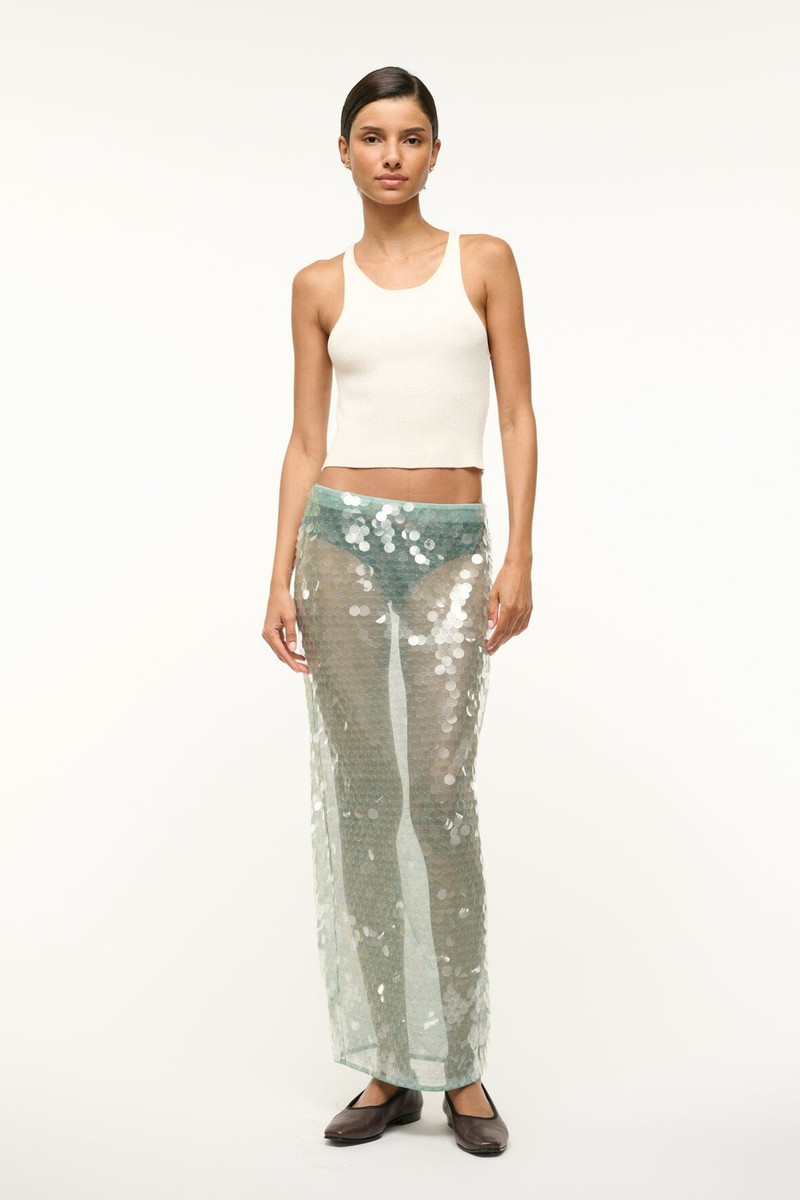 STAUD CASEY SKIRT MIST 6