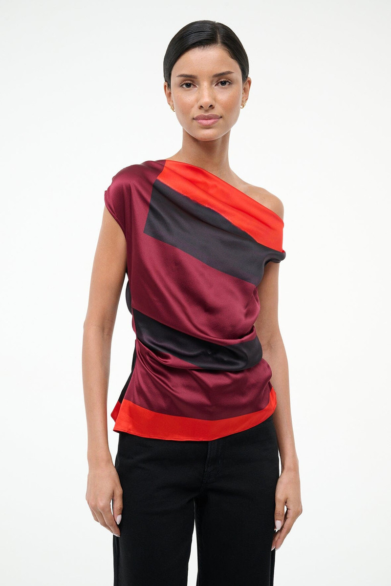 STAUD PHARE SILK TOP RUBY PRISM 3