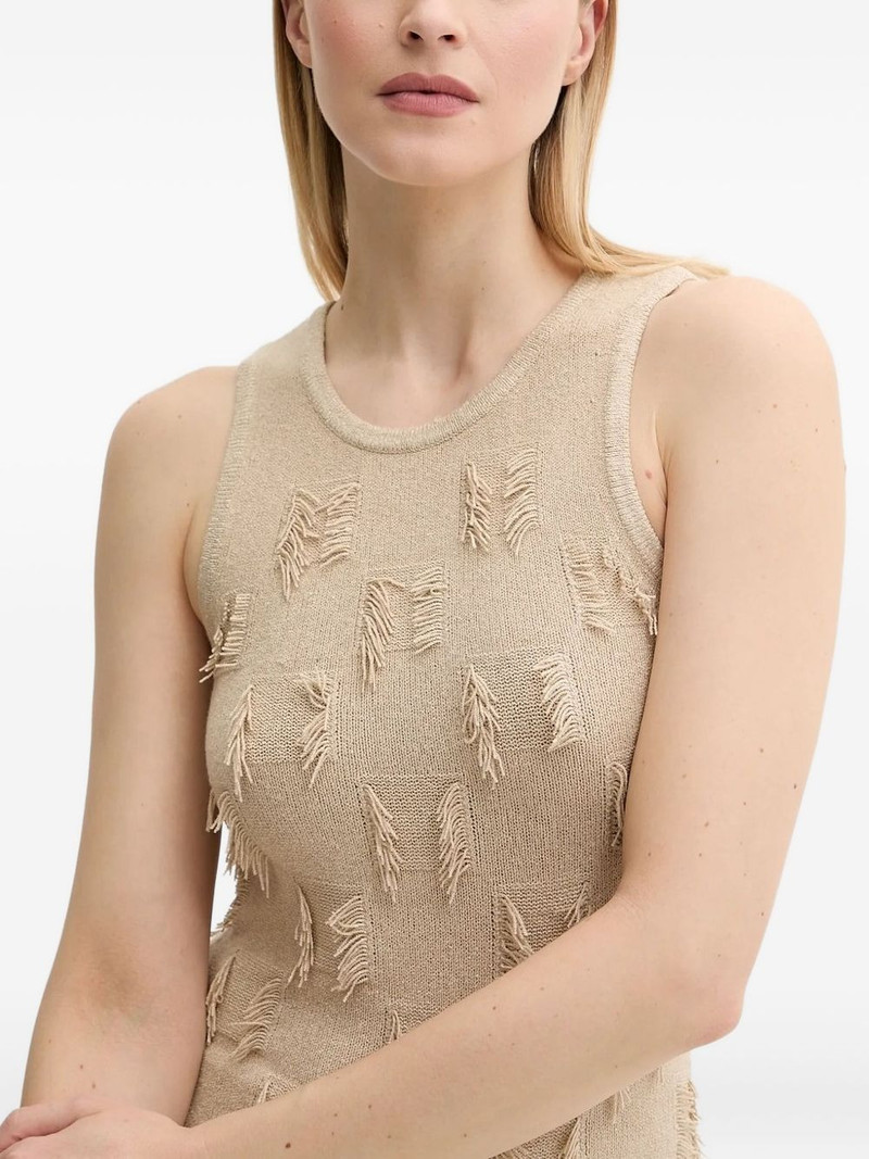 Samarla fringe-detail sleeveless top 3