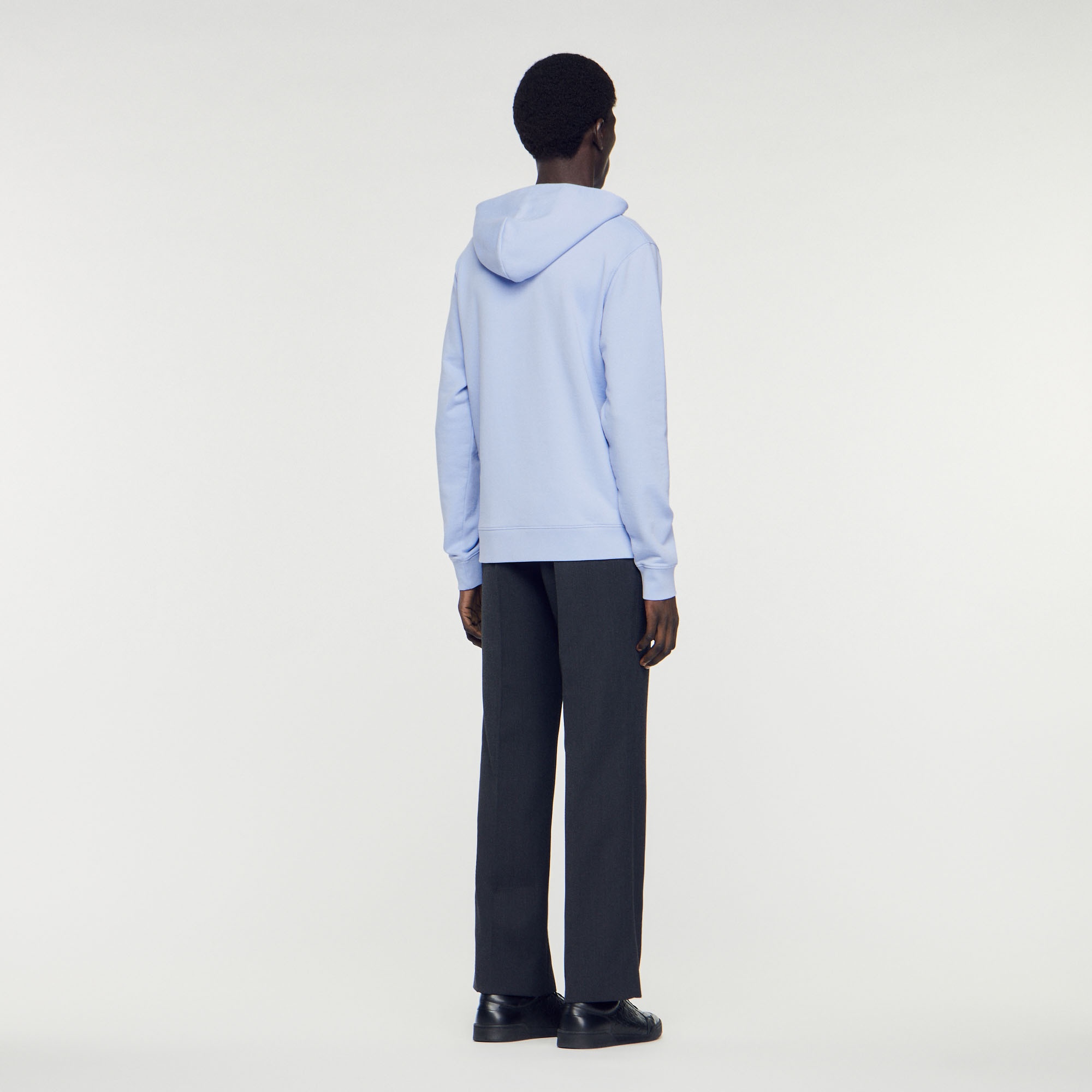 Hooded sweatshirt with rubber logo - 6