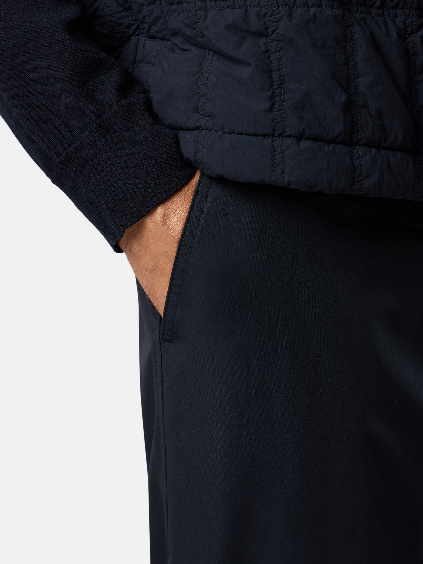 3100047 WEATHERPROOF COTTON CANVAS_STONE ISLAND GHOST - 4