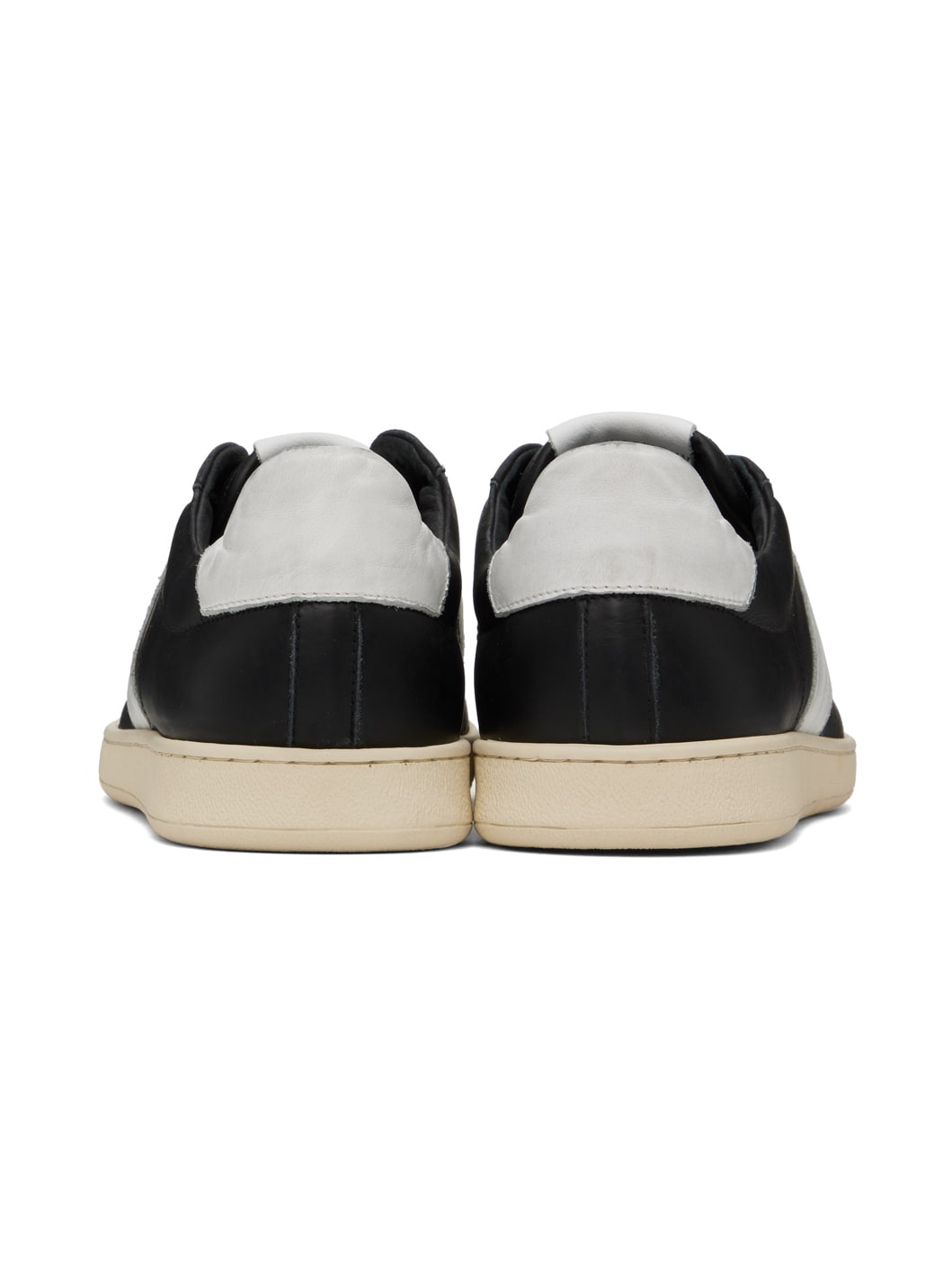 Black & White Court Sneakers - 2