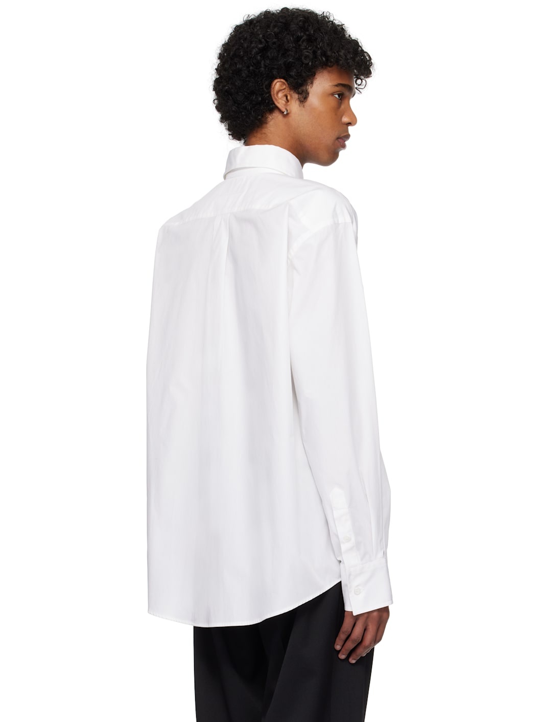 White Long-Sleeved Shirt - 3